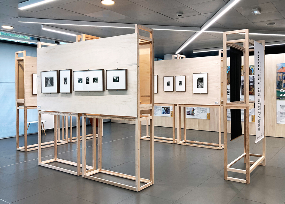 espace d'exposition modulable pour l'OT d'Aix-en-Provence